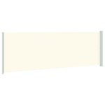 vidaXL Auvent latéral rétractable de patio 200x600 cm Crème
