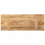 vidaXL Dessus de table 70x20x2 5 cm rectangulaire bois massif manguier