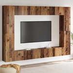 vidaXL Ensemble meuble TV 8 Pièces Bois ancien 100 x 30 x 30 cm