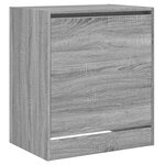vidaXL Armoire à chaussures sonoma gris 60x42x69 cm bois d'ingénierie