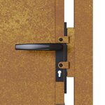 vidaXL Portail de jardin 105x205 cm acier corten