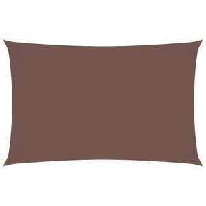 vidaXL Voile de parasol tissu oxford rectangulaire 2x4 5 m marron
