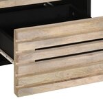 vidaXL Buffet 40x34x75 cm bois massif de manguier