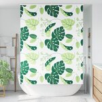vidaXL Store enrouleur de douche avec cassette largeur du tissu 156 cm