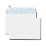 Paquet de 25 enveloppes blanches c5 162x229 80 g/m² bande de protection gpv