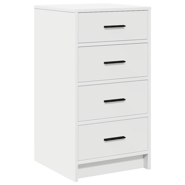 vidaXL Buffet avec tiroir Blanc 40 x 41 x 75 cm Bois d'ingénierie