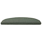 vidaXL Tapis d'escalier auto-adhésifs 15 Pièces Vert foncé