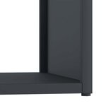 vidaXL Portant de bois chauffage anthracite 40x40x40 cm