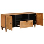 vidaXL Meuble TV Marron clair 105 x 33 x 46 cm bois de manguier massif
