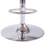 vidaXL Tabouret de bar Noir Similicuir