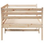 vidaXL Lit de jour sans matelas 90x190 cm bois de pin massif