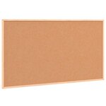 vidaXL Tableau en liège avec cadre en pin massif 100 x 55 cm