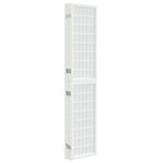 vidaXL Cloison de séparation pliable 5 panneaux 200x170 cm Blanc