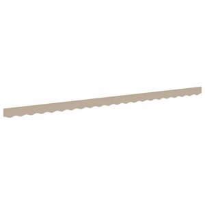 vidaXL Bande de auvent Beige 4.8 x 0.2 m Toile