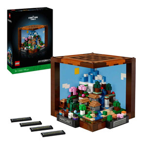 Set LEGO Minecraft 21265 : L'Établi Célébration du 15e Anniversaire
