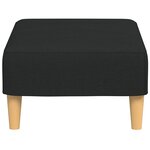 vidaXL Repose-pied noir 77x55x31 cm tissu