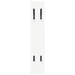 vidaXL Porte-manteau mural Blanc 20 x 1.5 x 100 cm Bois d'ingénierie