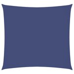 vidaXL Voile de parasol tissu oxford carré 5x5 m bleu