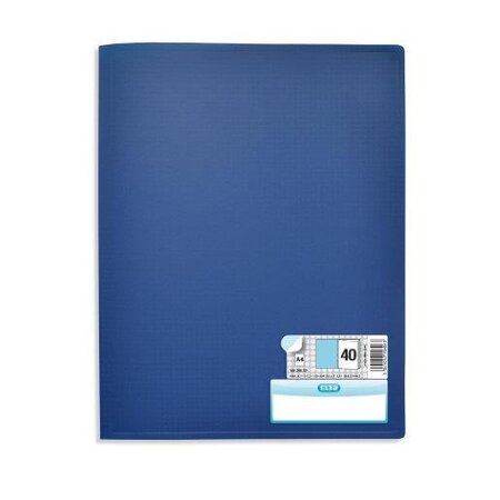 Protège-documents 'Memphis' A4 40 pochettes Bleu Foncé ELBA