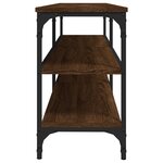 vidaXL Meuble TV chêne marron 140x30x50 cm bois d'ingénierie
