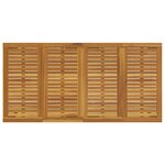 Ensemble de Salle à Manger de Jardin 7 Pièces en Poly Rattan Noir Acacia