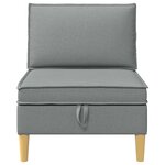 vidaXL Sofa avec rangement Tissu