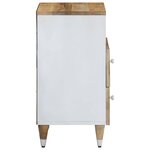 vidaXL Table de chevet 50x33x60 cm bois de manguier massif