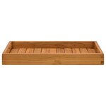 vidaXL Plateau de service 60x35 cm Bois de teck massif