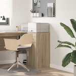 vidaXL Buffet Chêne sonoma 38 x 34 5 x 75 cm Bois d'ingénierie