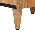 vidaXL Armoire de salle de bain avec tiroir Naturel 38 x 33 x 160 cm