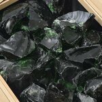 vidaXL Roches de jardin Verre Vert 60-120 mm 25 kg
