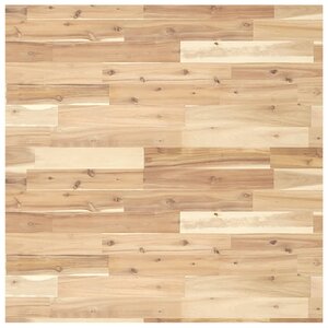 vidaXL Dessus de table carré 90x90x2 cm bois massif d'acacia