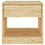 vidaXL Tables de chevet 2 Pièces 40x31x40 cm bois de pin massif