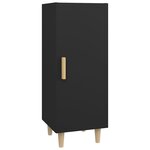 vidaXL Buffet Noir 34 5x34x90 cm Bois d'ingénierie