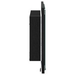 vidaXL Miroir de salle de bain LED Chêne Noir 40x8.5x37 cm