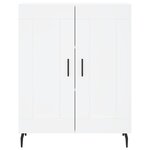 vidaXL Buffet blanc 69 5x34x90 cm bois d'ingénierie