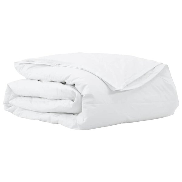 vidaXL Duvet 2-en-1 Blanc 240 x 260 cm Plume