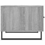 vidaXL Table basse Sonoma gris 50x50x40 cm Bois d'ingénierie
