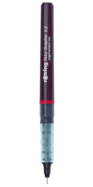 rOtring Tikky Graphic feutre fin 0 20 mm encre noire