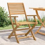 vidaXL Chaises pliables de jardin lot de 2 bois massif d'acacia