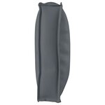 vidaXL Coussin pour assise / dossier de palette avec oreiller Anthracite