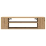 vidaXL Meuble TV artisian oak 100 x 30 x 26 5 cm Bois d'ingénierie