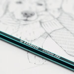 Etui 6 crayons graphite Othello mines assorties 2B  B  HB  F  H  2H STABILO