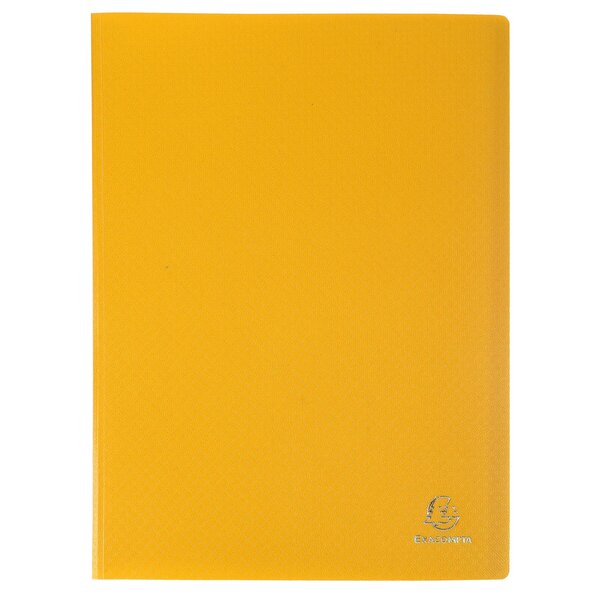 Protège-documents En Polypropylène Souple Opak 120 Vues - A4 - Jaune - X 8 - Exacompta