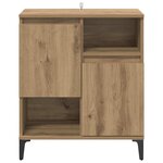 vidaXL Buffet chêne artisanal 60 x 35 x 70 cm Bois d'ingénierie