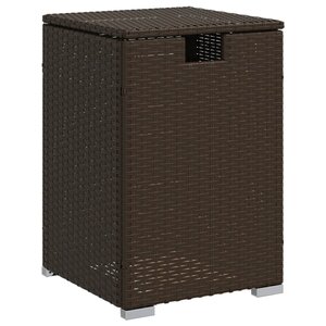 vidaXL Table de couverture de bouteille de propane marron 40x40x60 cm