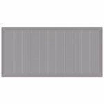 vidaXL Table de jardin pour repas Gris clair 200 x 100 x 73 cm