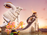 2 jours au parc astérix avec nuit à l’hôtel la cité suspendue 3* pour 2 adultes en basse saison 2023 - smartbox - coffret cadeau séjour