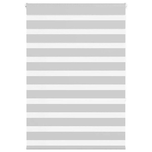 vidaXL Store zèbre gris clair largeur du tissu 110 9 cm polyester