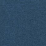 vidaXL Fauteuil inclinable avec repose-pieds bleu tissu